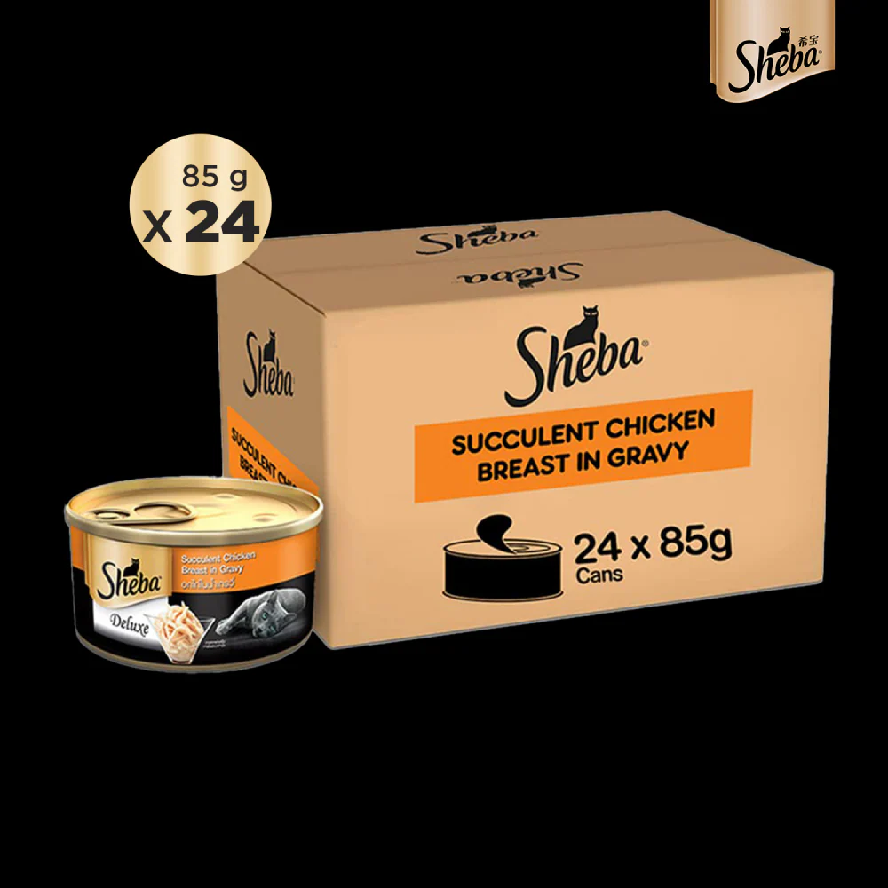 Sheba Tuna Fillet & Whole Prawns in Gravy Premium Cat Wet Food - Image 19