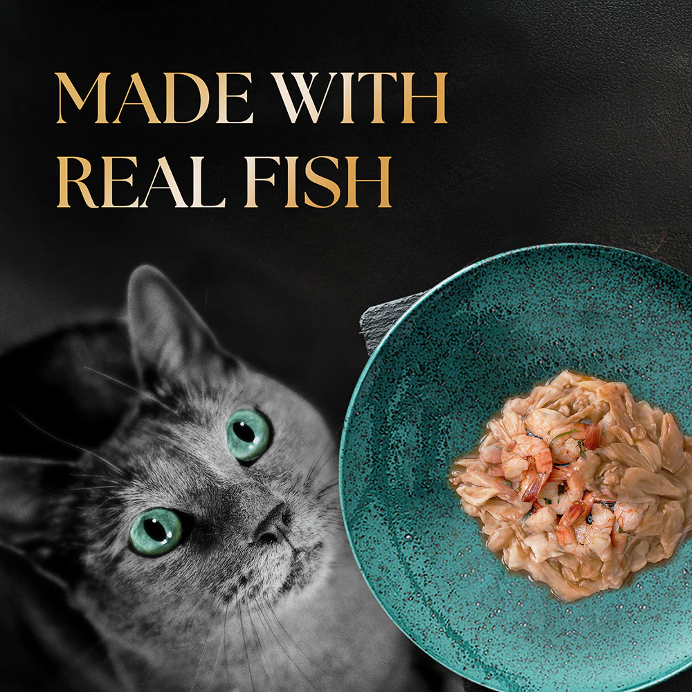 Sheba Tuna Fillet & Whole Prawns in Gravy Premium Cat Wet Food - Image 3