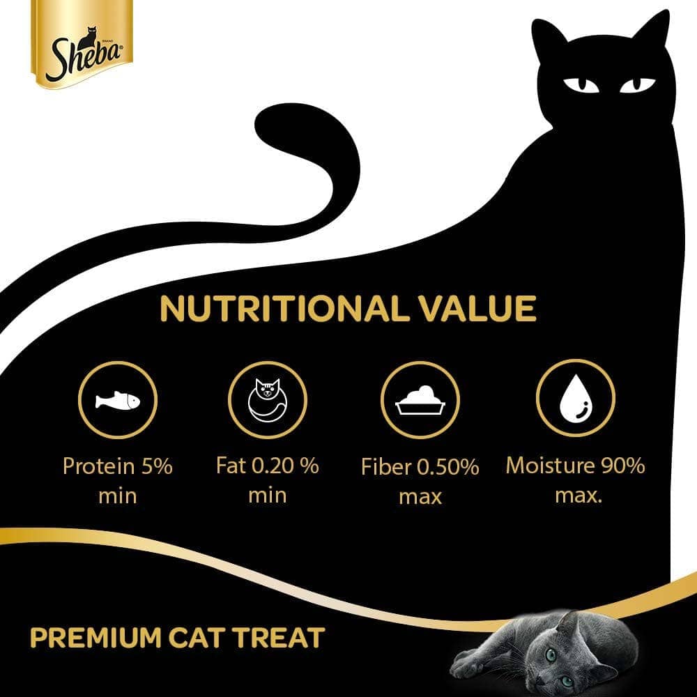 Sheba Tuna Flavor and Tuna & Prawn Maguro and Sheba Chicken & Chicken Whitefish Sasami Melty Premium Treats for Cats Combo - Image 13