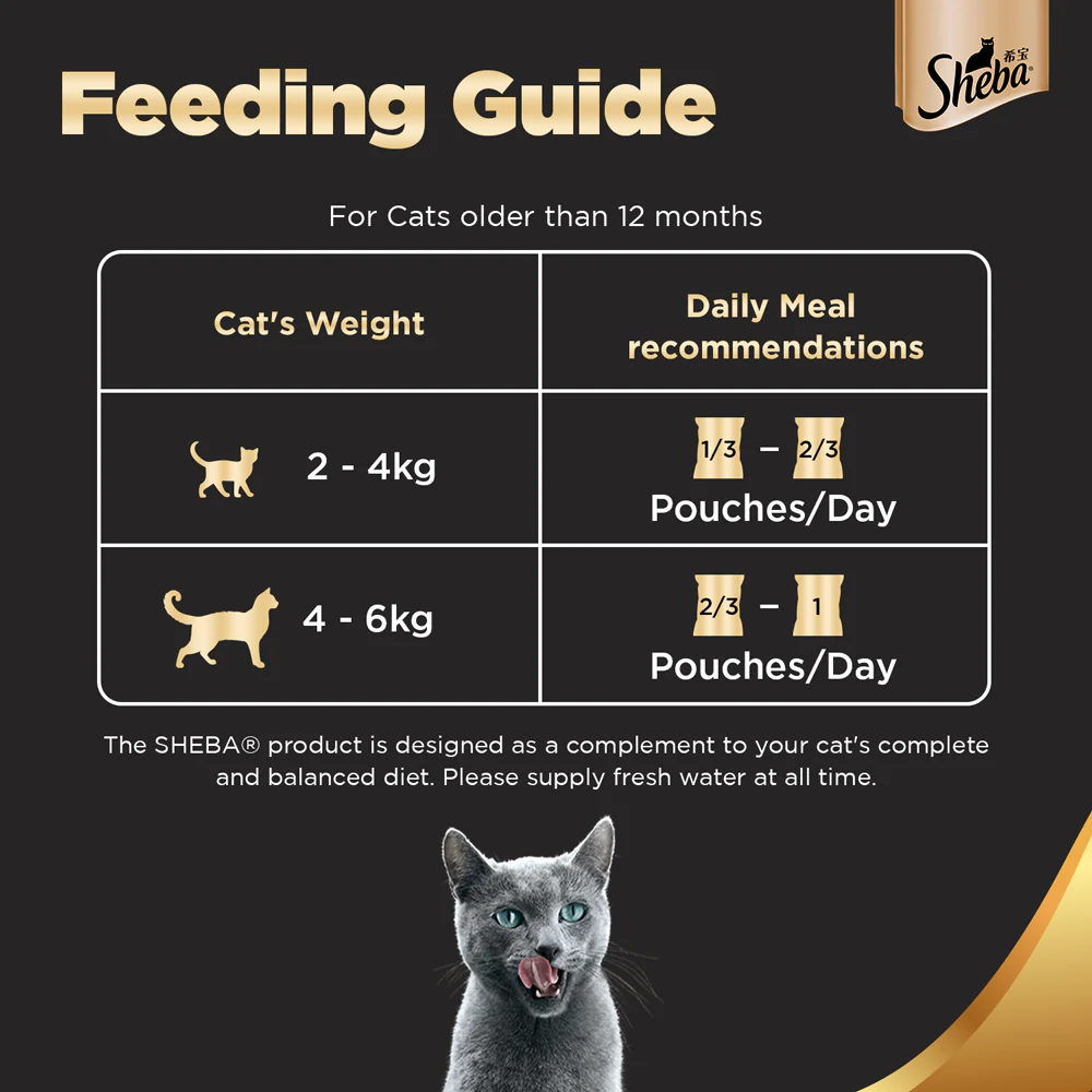 Sheba Tuna Pumpkin & Carrot In Gravy and Chicken With Tuna In Gravy Rich Premium Adult  Fine Cat Wet Food Combo - Image 8
