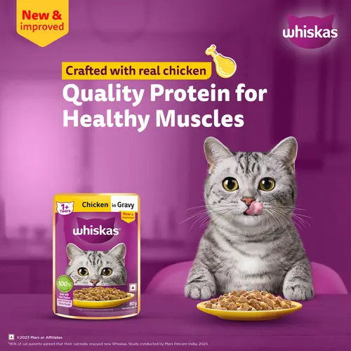 Sheba Tuna Pumpkin & Carrot In Gravy and Whiskas Chicken in Gravy Cat Wet Food Combo - Image 15
