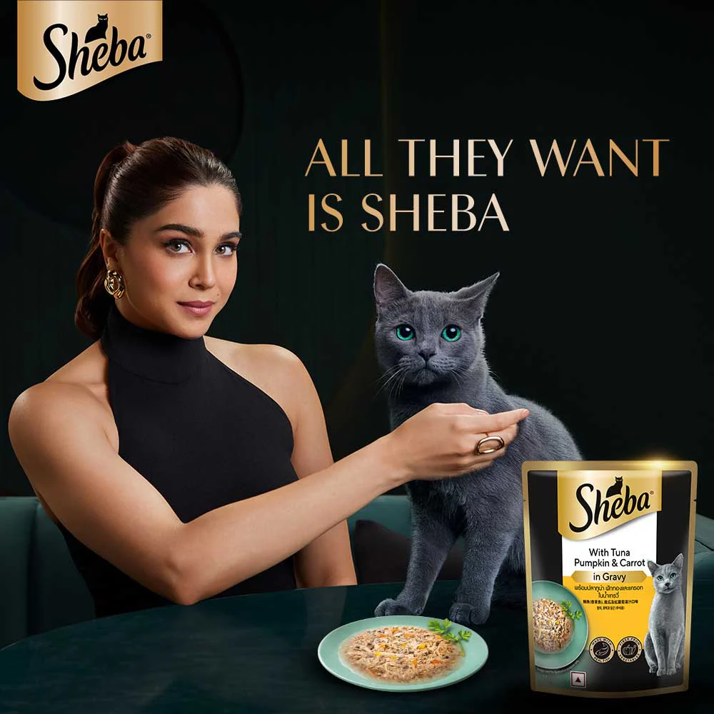 Sheba Tuna Pumpkin & Carrot In Gravy Rich Premium Adult Fine Cat Wet Food - Image 3