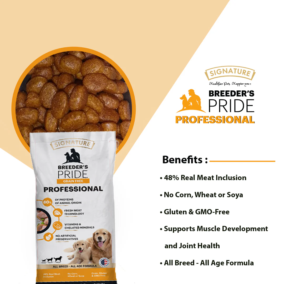 Signature Grain Free Pride Professional Breeder's All Breeds Dog Dry Food - Image 3
