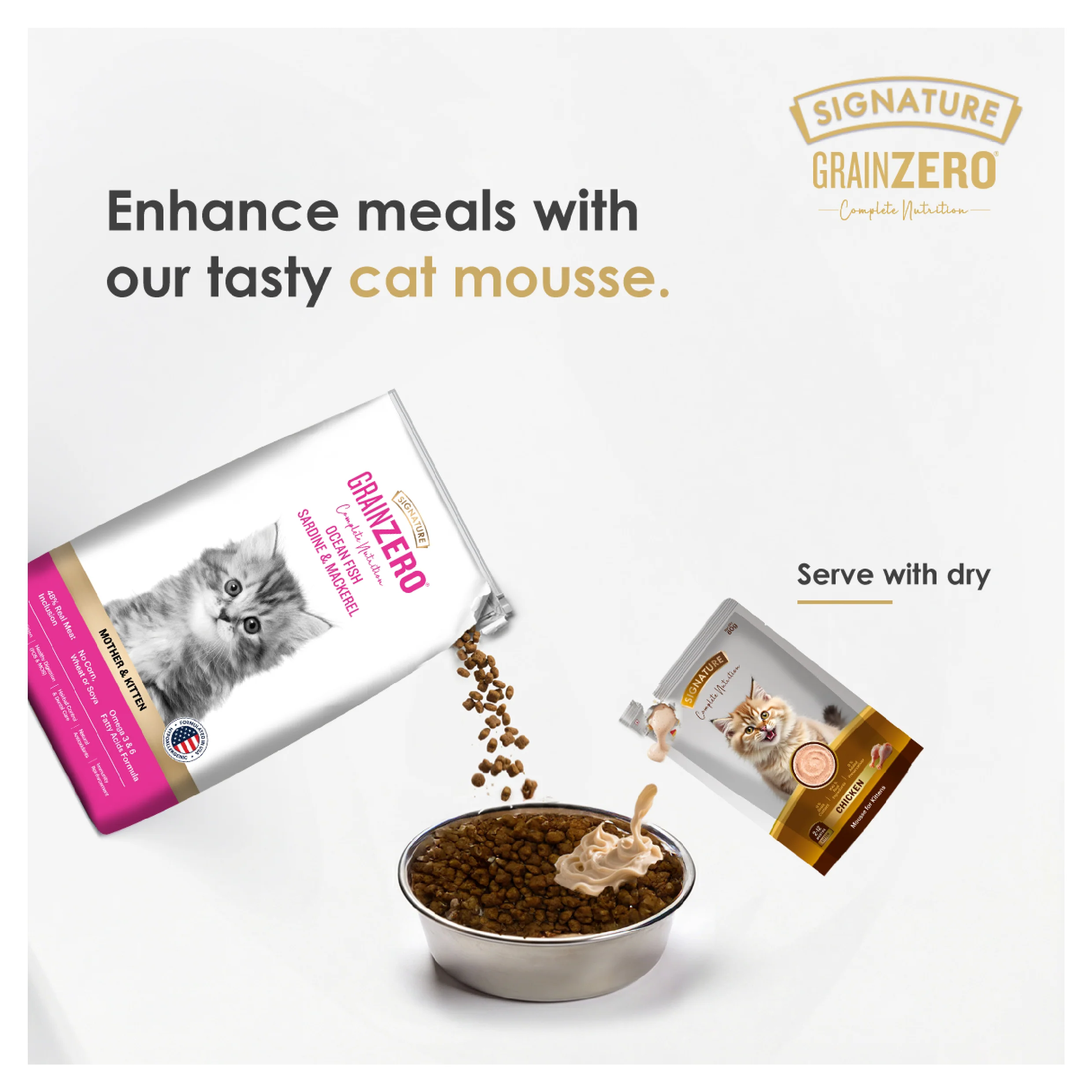 Signature Grain Zero Chicken Mousse Adult Cat Wet Food - Image 11