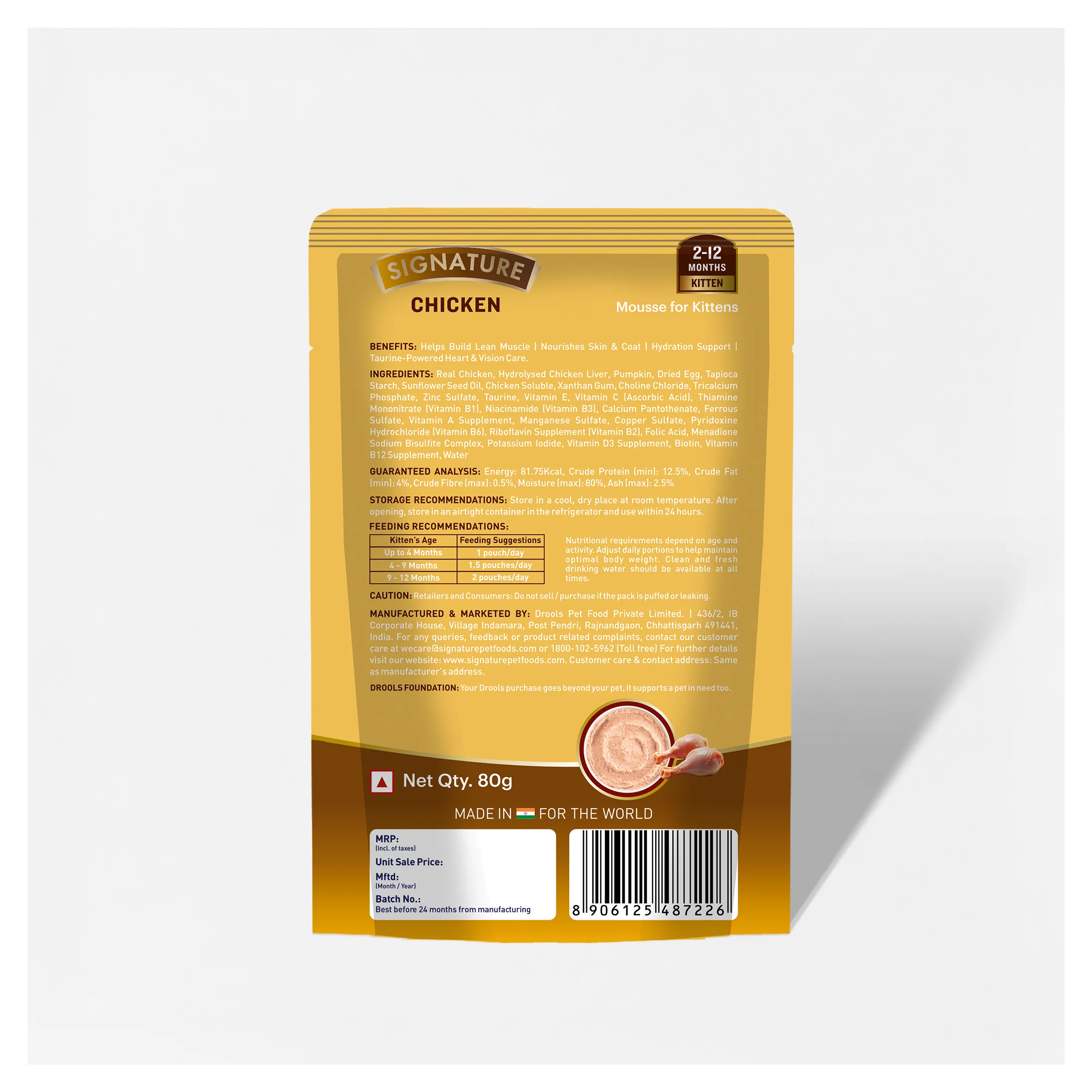 Signature Grain Zero Chicken Mousse Adult Cat Wet Food - Image 8