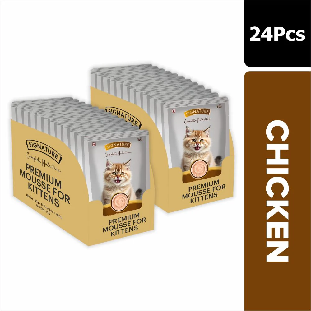 Signature Grain Zero Chicken Mousse Kitten Cat Wet Food - Image 12