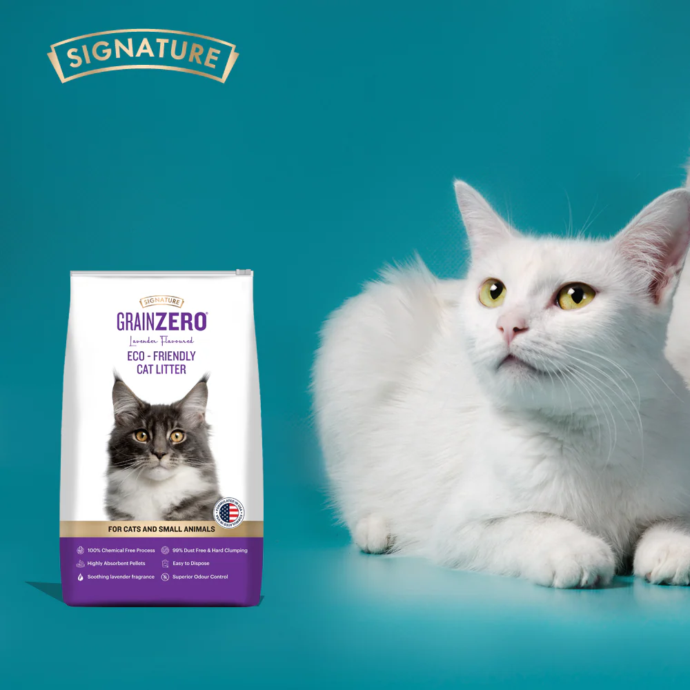 Signature Grain Zero Lavender Scented Cat Litter - Image 4