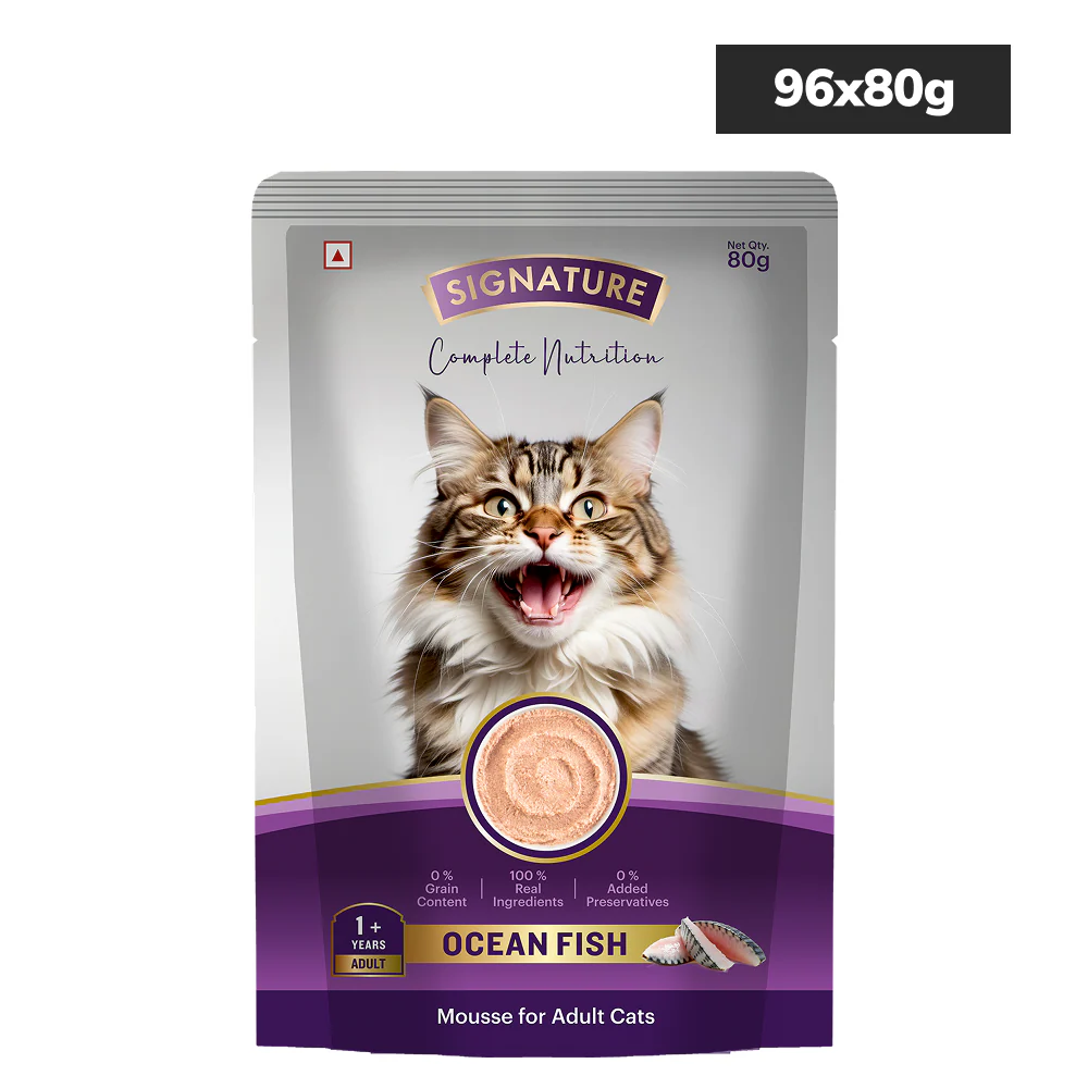 Signature Grain Zero Ocean Fish Mousse Adult Cat Wet Food - Image 5