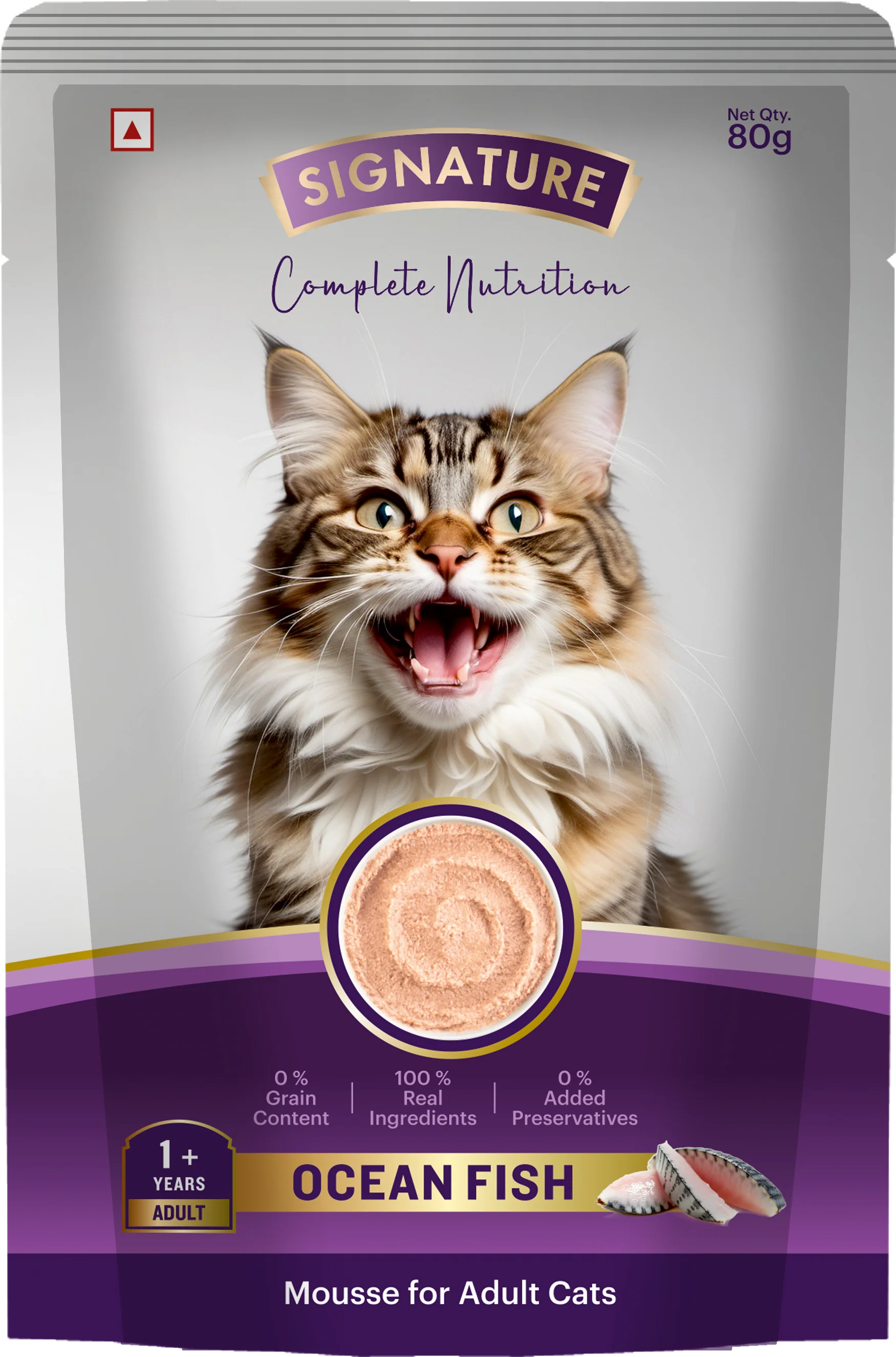Signature Grain Zero Ocean Fish Mousse Adult Cat Wet Food - Image 7