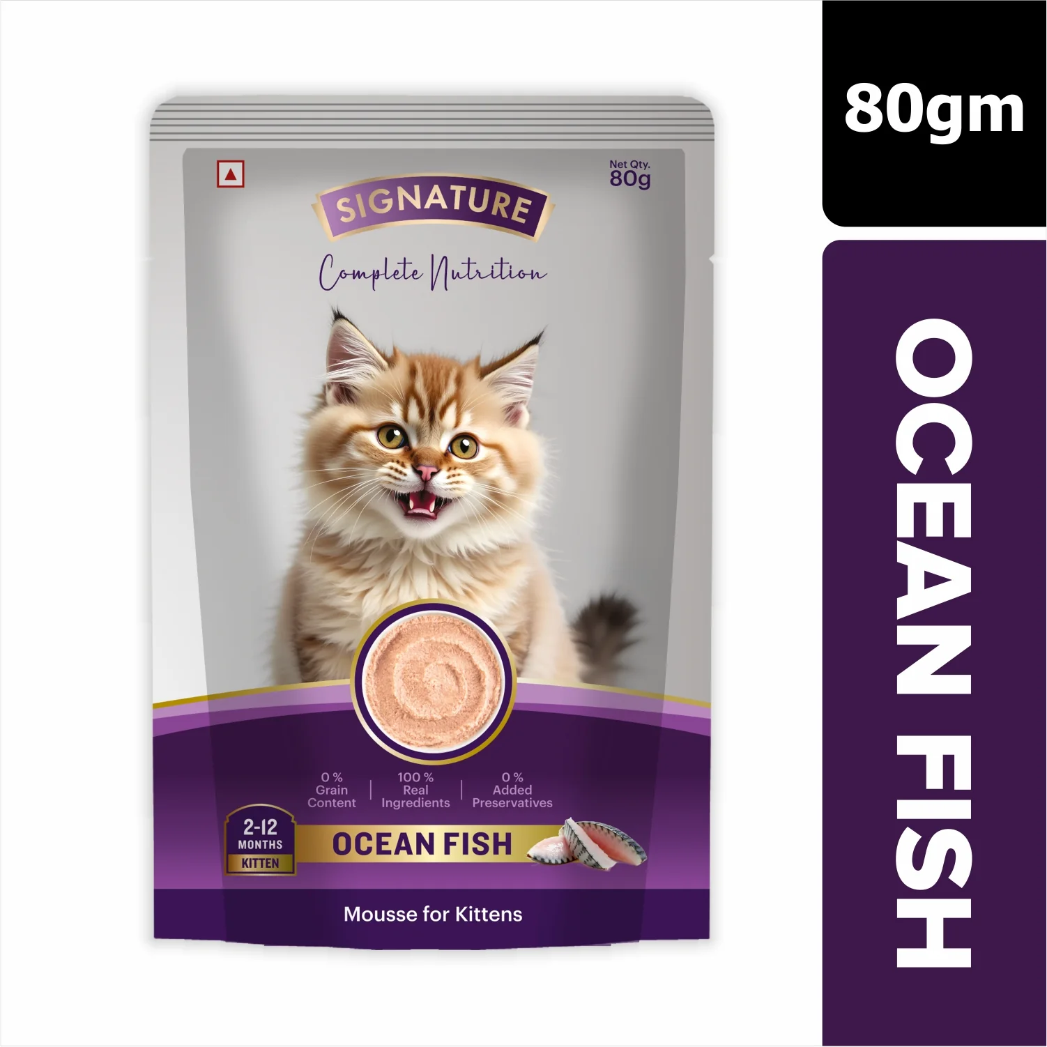 Signature Grain Zero Ocean Fish Mousse Kitten Cat Wet Food - Image 2