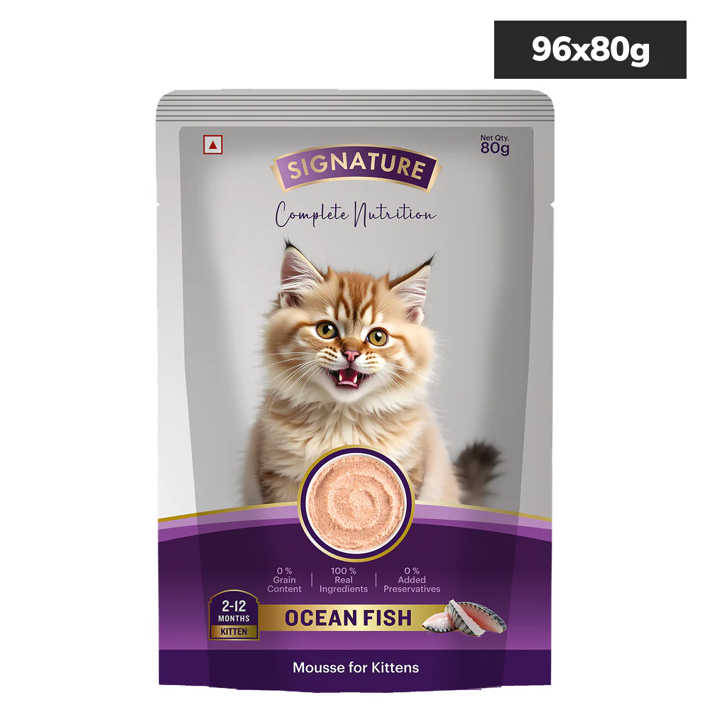 Signature Grain Zero Ocean Fish Mousse Kitten Cat Wet Food - Image 4