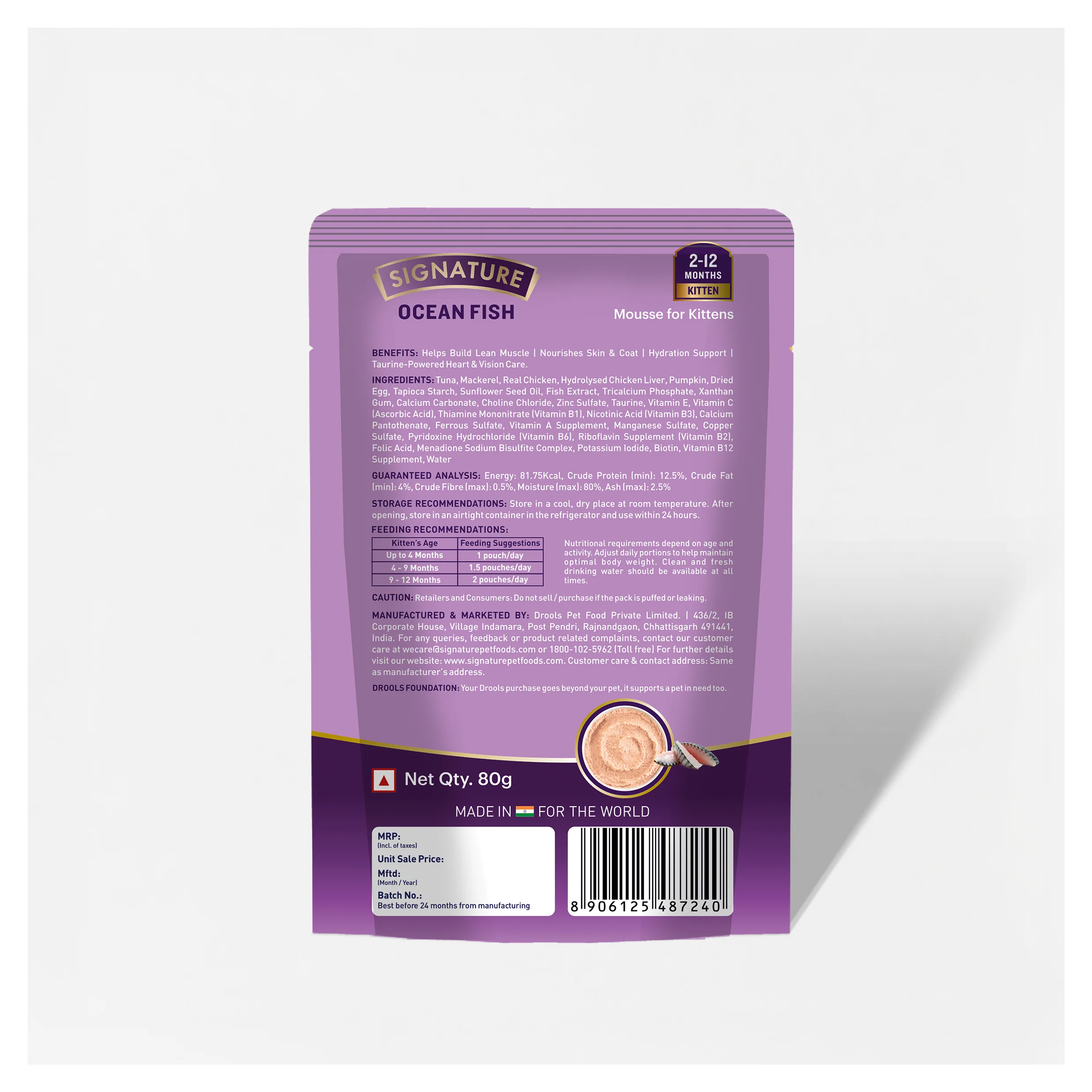 Signature Grain Zero Ocean Fish Mousse Kitten Cat Wet Food - Image 6
