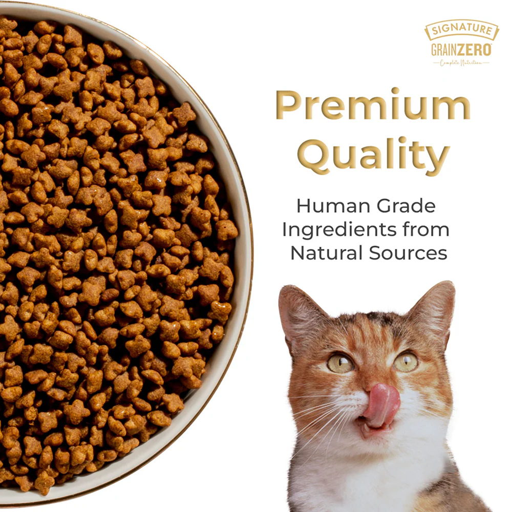 Signature Grain Zero Ocean Fish, Sardine and Mackerel Mother and Kitten Cat Dry Food - Image 8