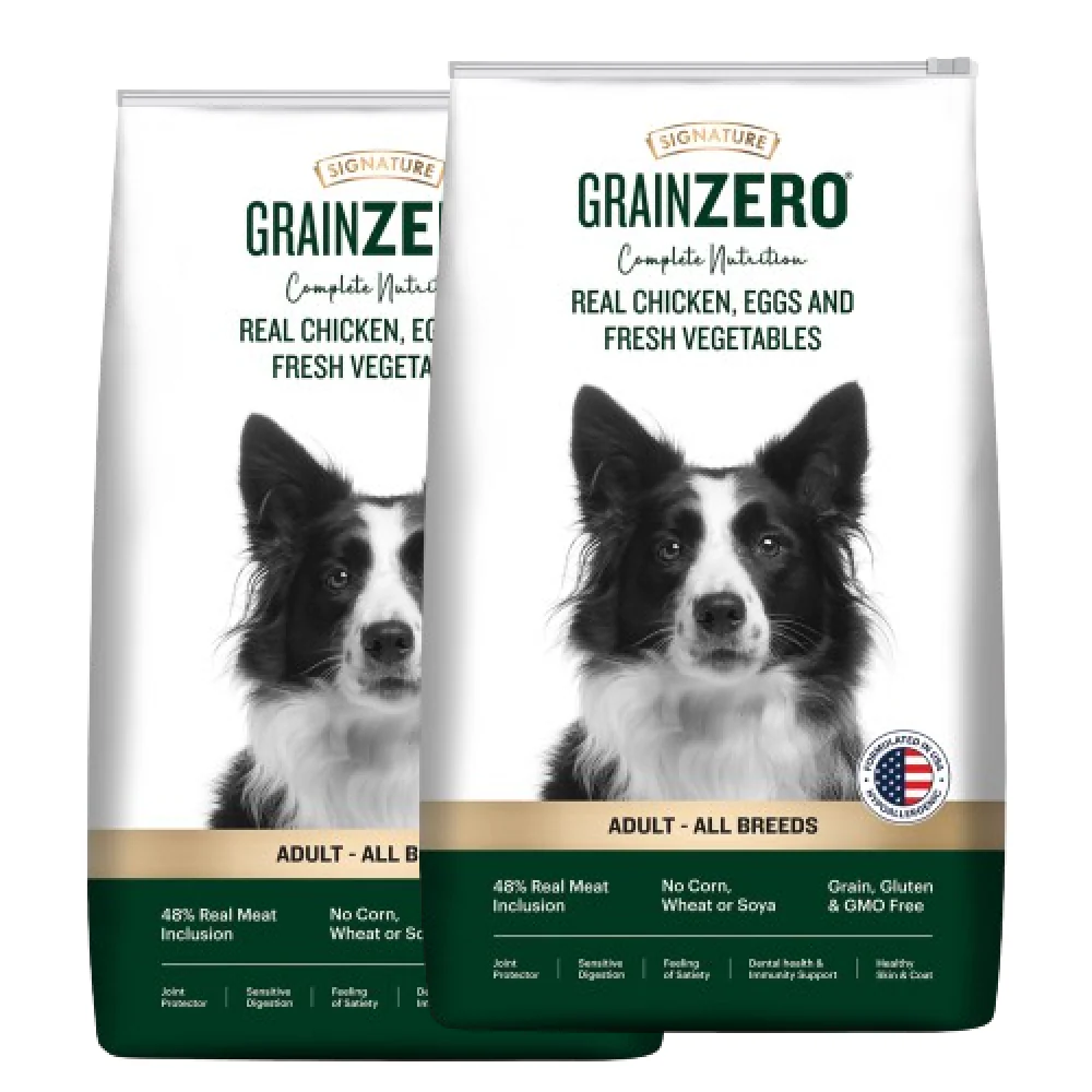 Signature Grain Zero Real Chicken, Egg and Vegetables Adult Dog Dry Food - Image 16