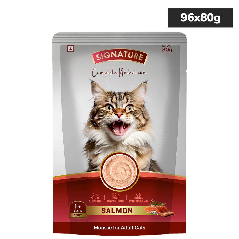 Signature Grain Zero Salmon Mousse Adult Cat Wet Food - Image 11