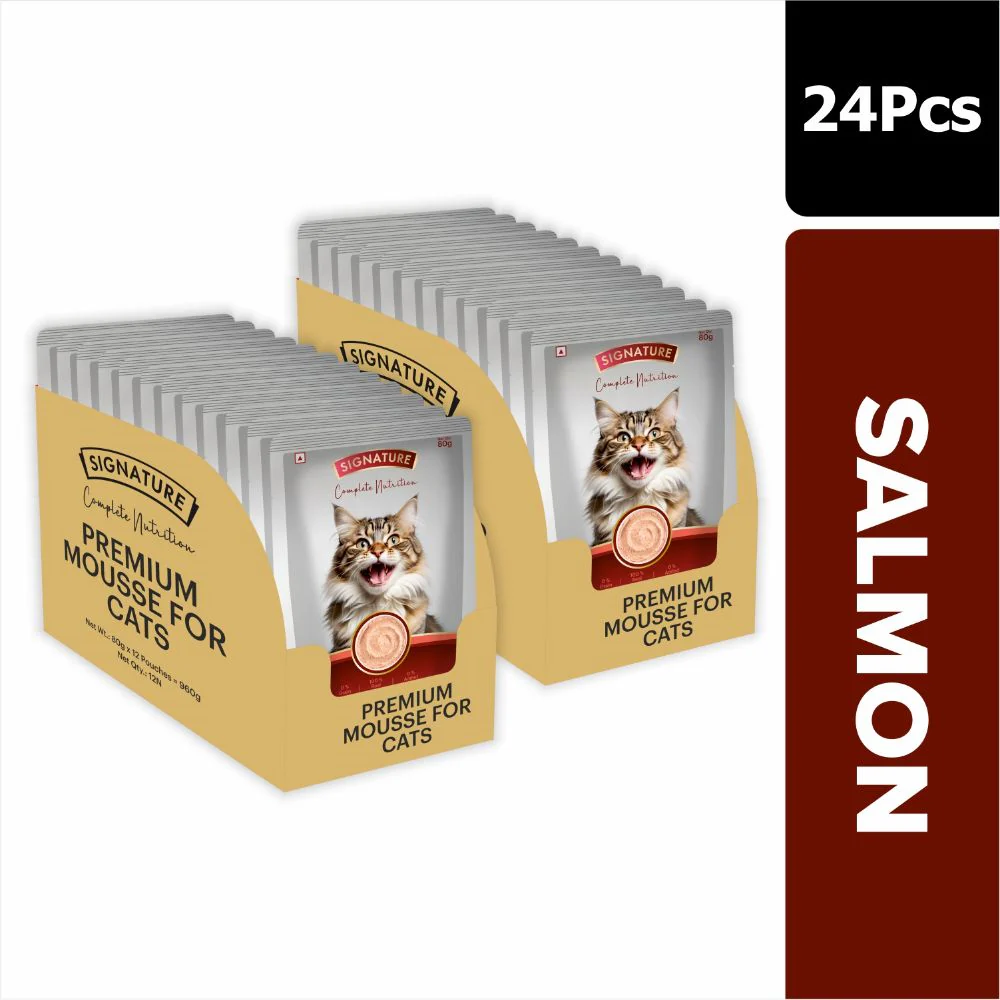 Signature Grain Zero Salmon Mousse Adult Cat Wet Food - Image 13