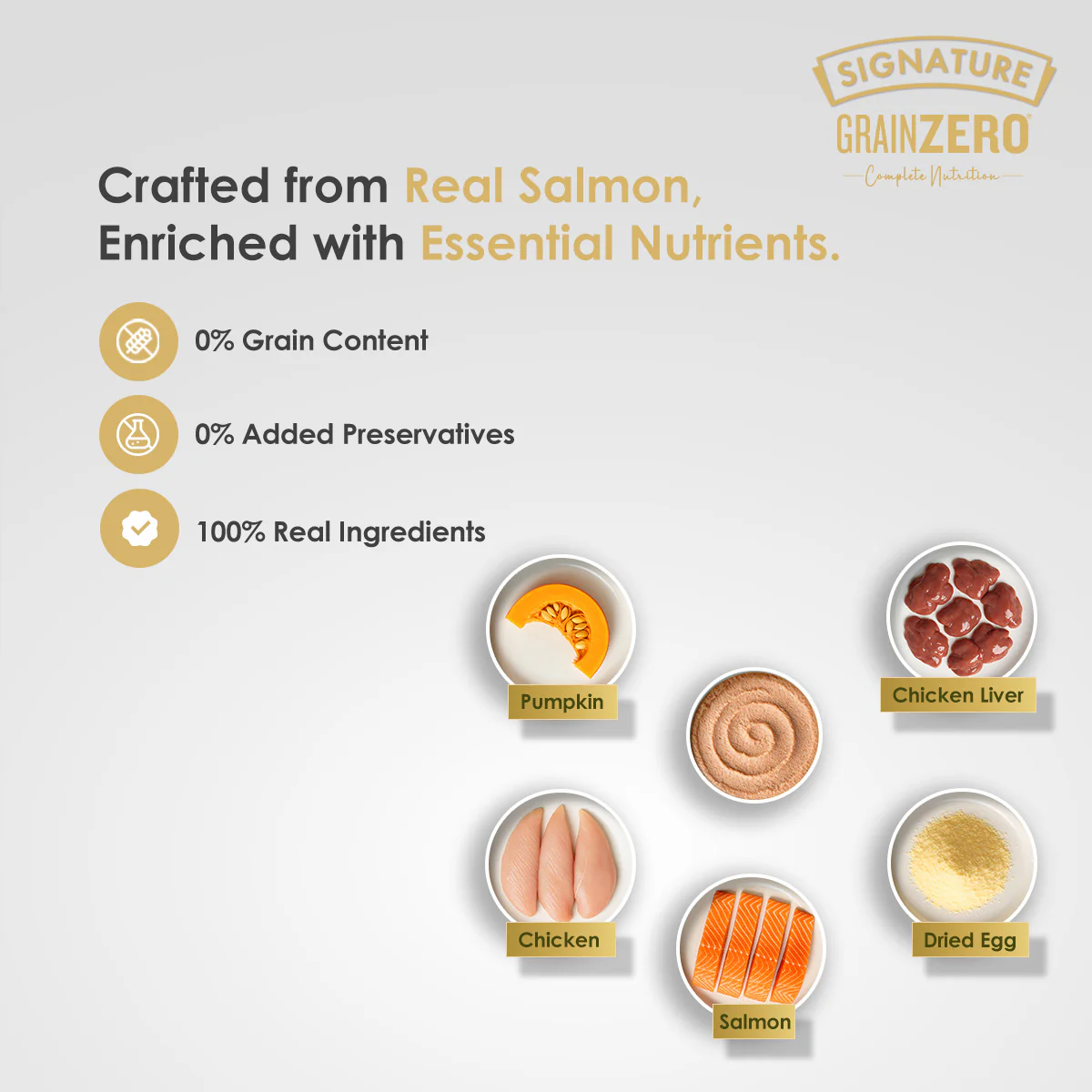 Signature Grain Zero Salmon Mousse Adult Cat Wet Food - Image 4