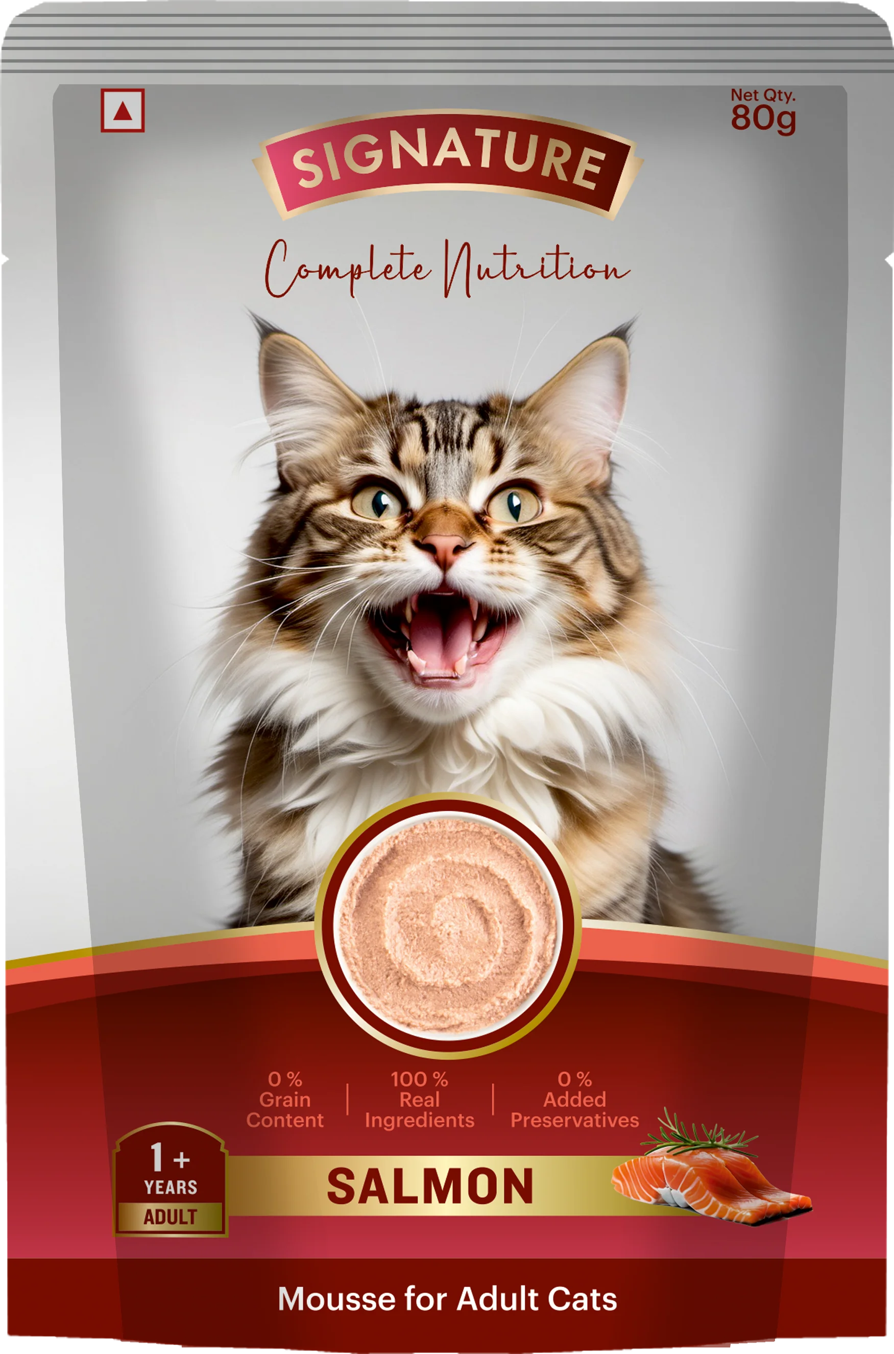 Signature Grain Zero Salmon Mousse Adult Cat Wet Food - Image 7
