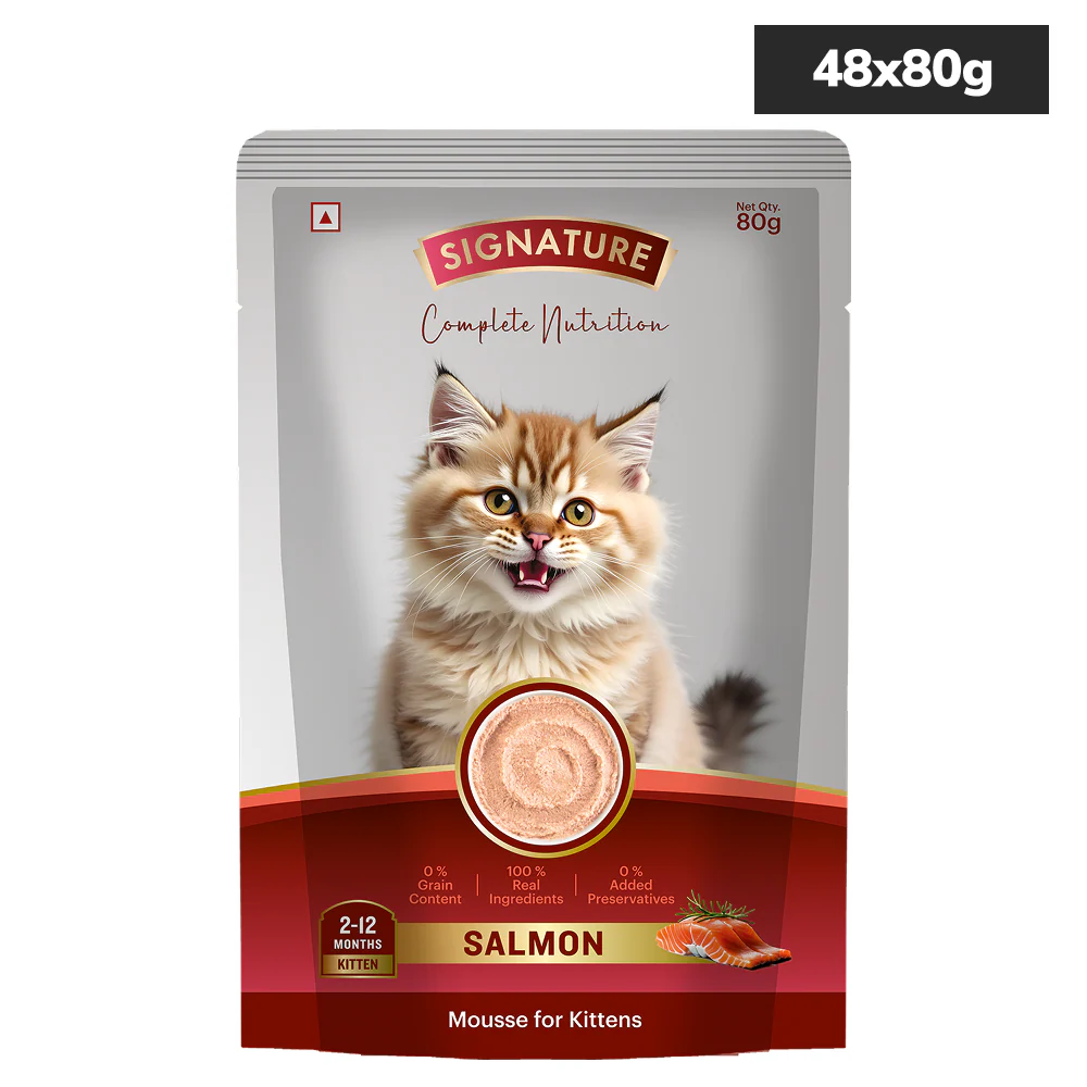 Signature Grain Zero Salmon Mousse Kitten Cat Wet Food - Image 11