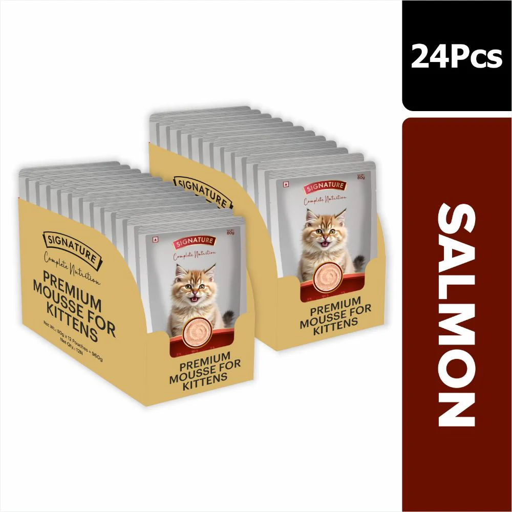 Signature Grain Zero Salmon Mousse Kitten Cat Wet Food - Image 13
