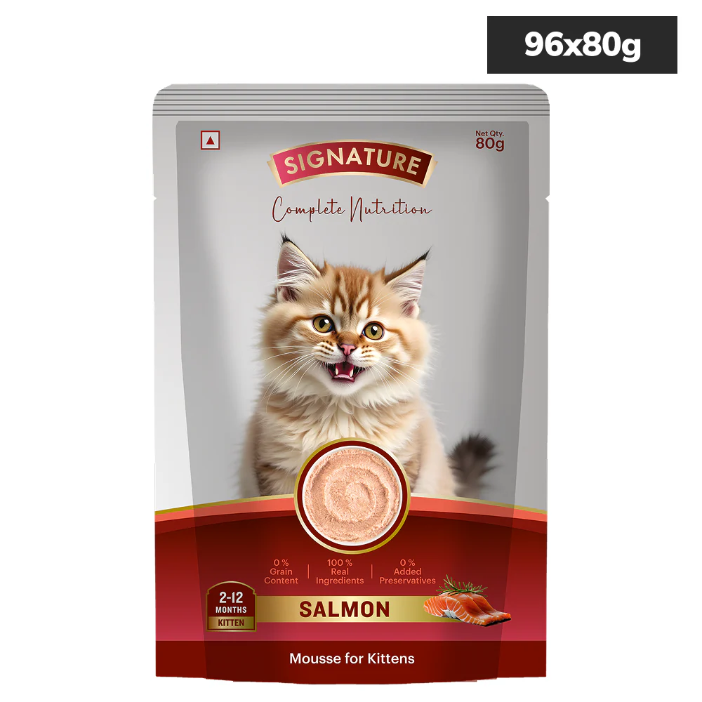 Signature Grain Zero Salmon Mousse Kitten Cat Wet Food - Image 8