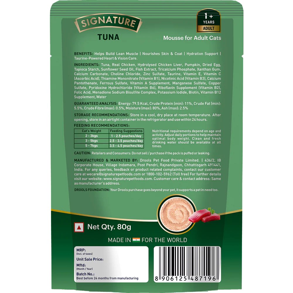 Signature Grain Zero Tuna Mousse Adult Cat Wet Food - Image 12