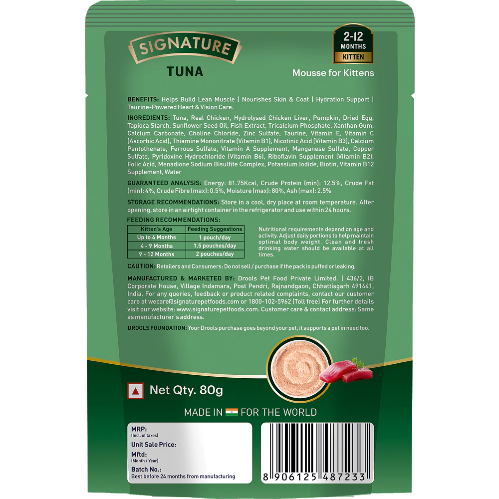 Signature Grain Zero Tuna Mousse Kitten Cat Wet Food - Image 11
