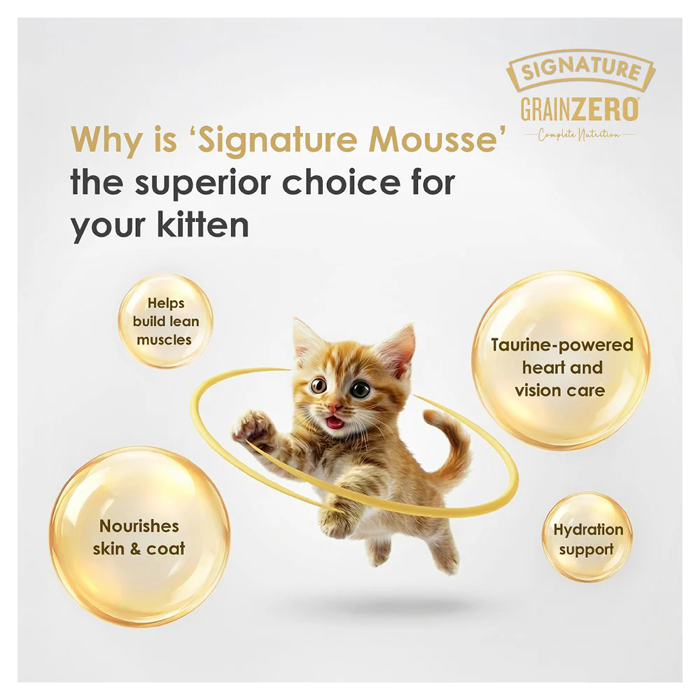 Signature Grain Zero Tuna Mousse Kitten Cat Wet Food - Image 5
