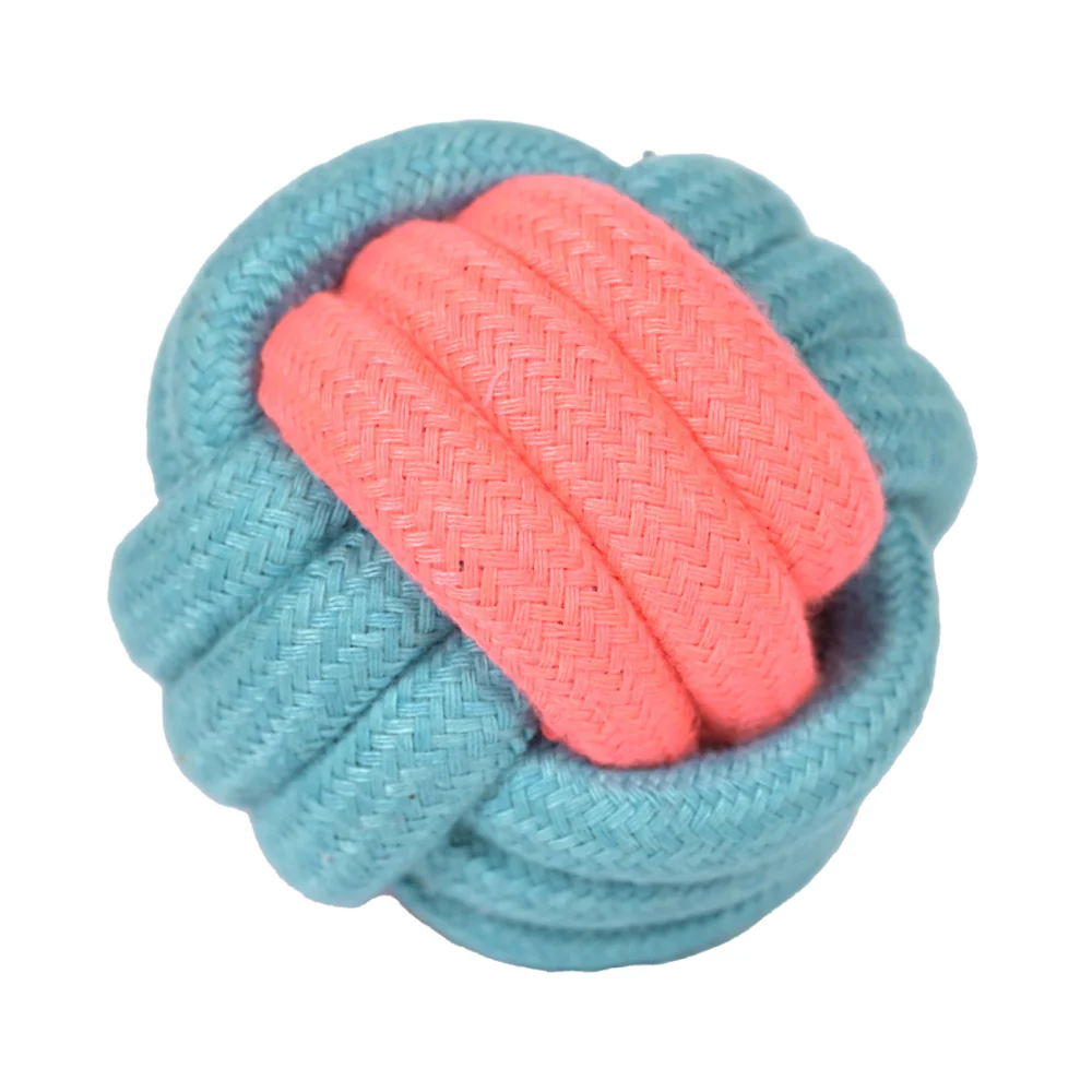 Skatrs 3 Ball Tug, Ball and Bone Shaped Rope Chew Toy Combo for Dogs and Cats - Image 4