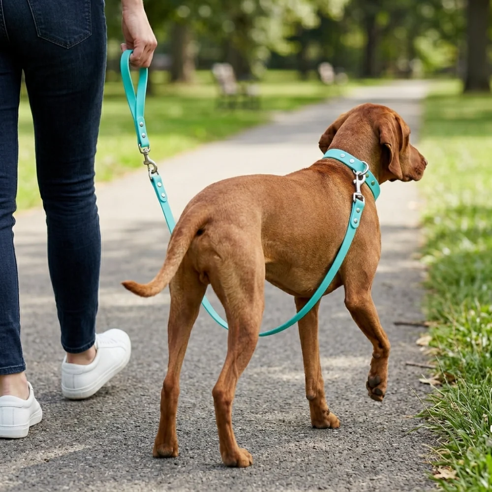 Skatrs 3 in 1 Adjustable Leash for Dogs (Aqua Teal) - Image 2