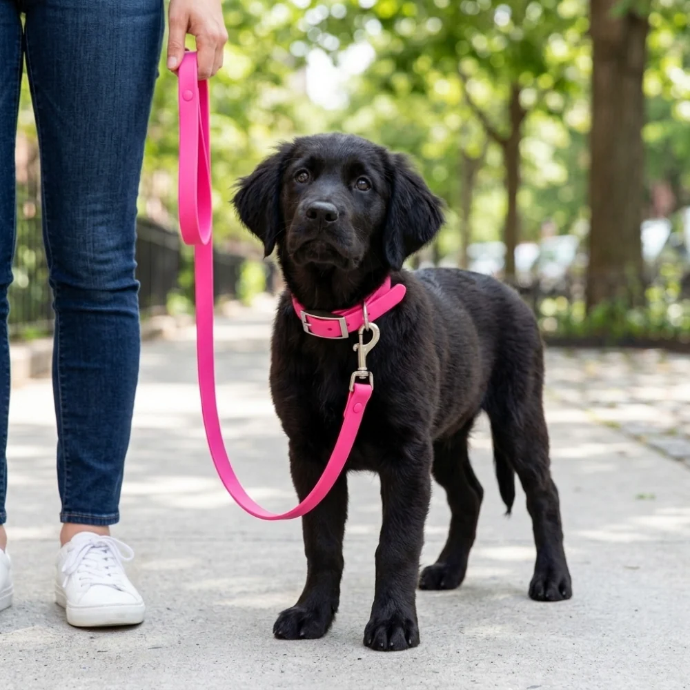 Skatrs 3 in 1 Adjustable Leash for Dogs (Flamingo Pink) - Image 2