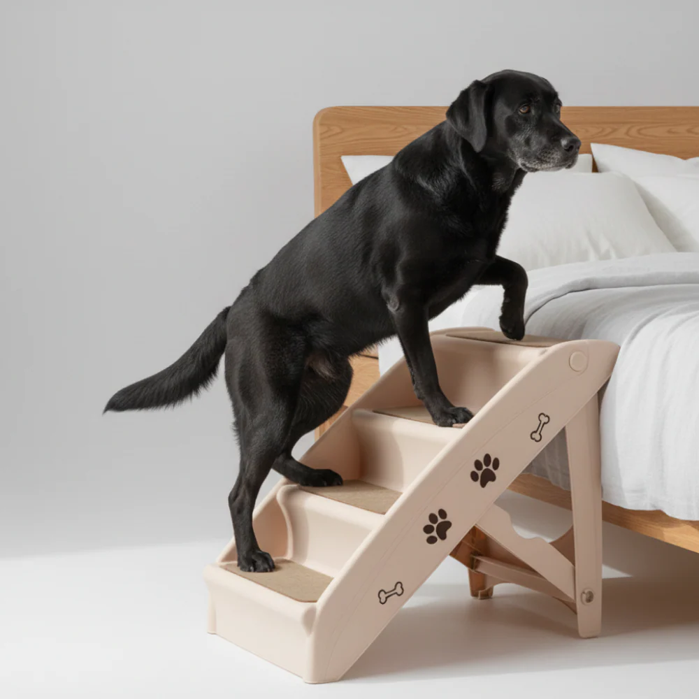 Skatrs 4 Step Easy Access Pet Stairs for Dogs & Cats - Image 2