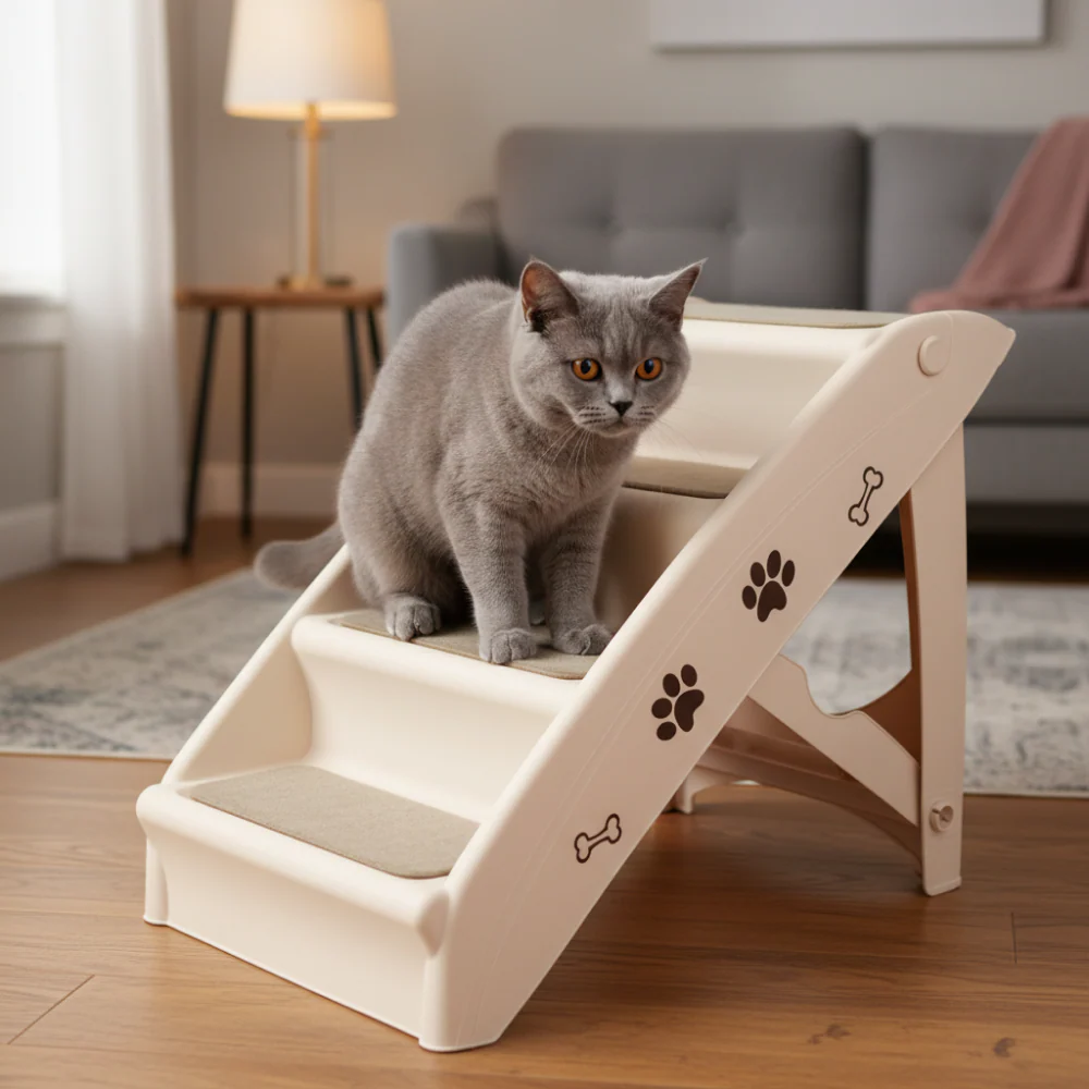 Skatrs 4 Step Easy Access Pet Stairs for Dogs & Cats - Image 8