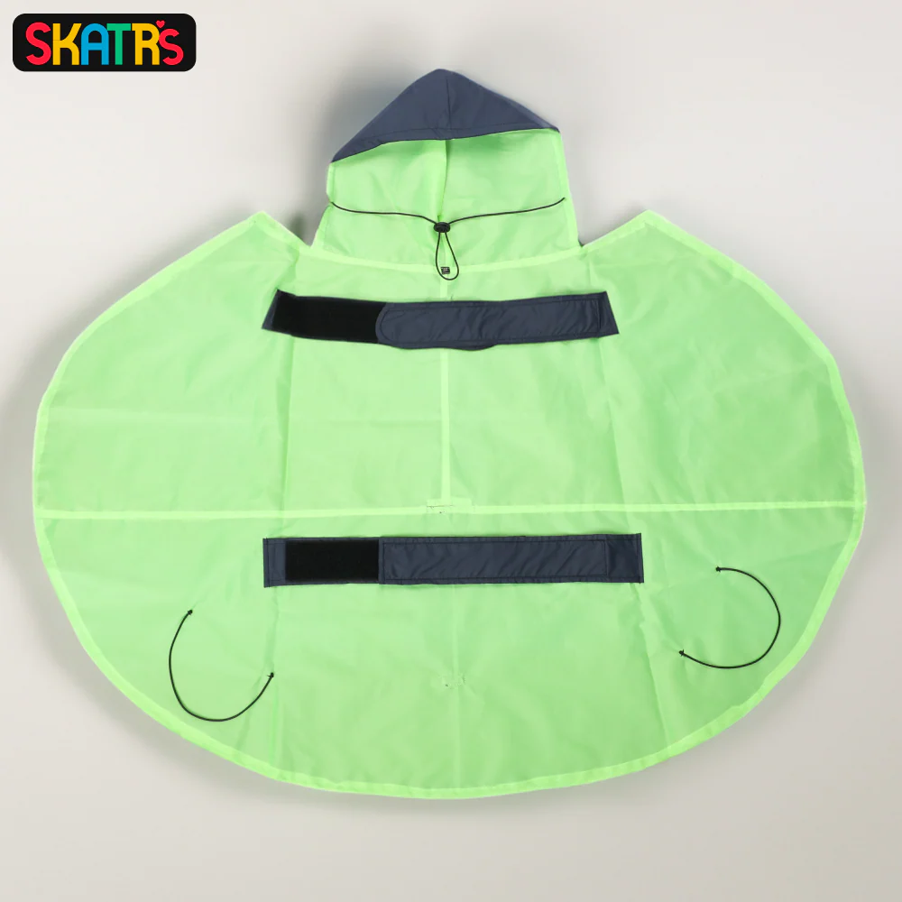 Skatrs Full Coverage Cape Style Raincoat for Dogs and Cats (Blue) - Image 10