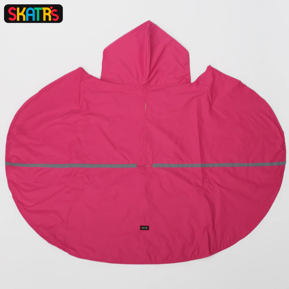 Skatrs Full Coverage Cape Style Raincoat for Dogs and Cats (Pink) - Image 7
