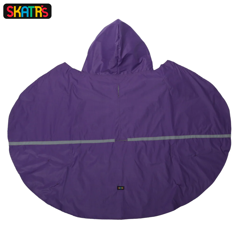 Skatrs Full Coverage Cape Style Raincoat for Dogs and Cats (Purple) - Image 6