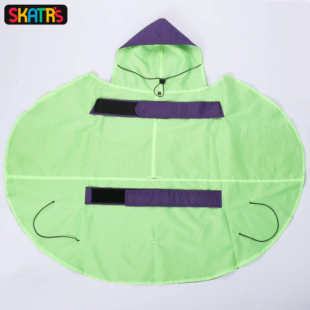 Skatrs Full Coverage Cape Style Raincoat for Dogs and Cats (Purple) - Image 7