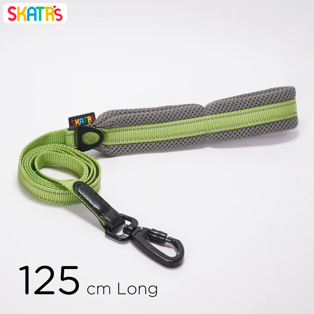 Skatrs Adventure in Style & Comfort Tropical Leash for Dogs and Cats (Green) - Image 3