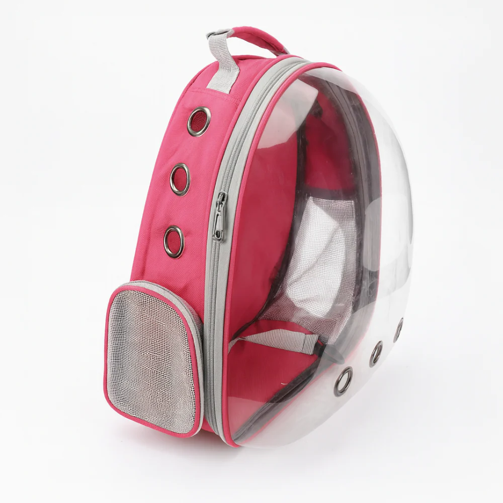 Skatrs Astronaut Space Capsule Carrier Backpack for Cats (Red) - Image 2