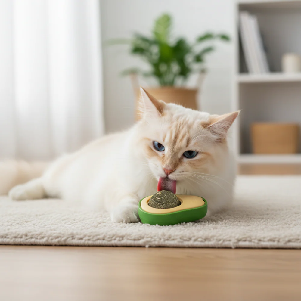 Skatrs Avocado Catnip Ball Toy for Cats - Image 4