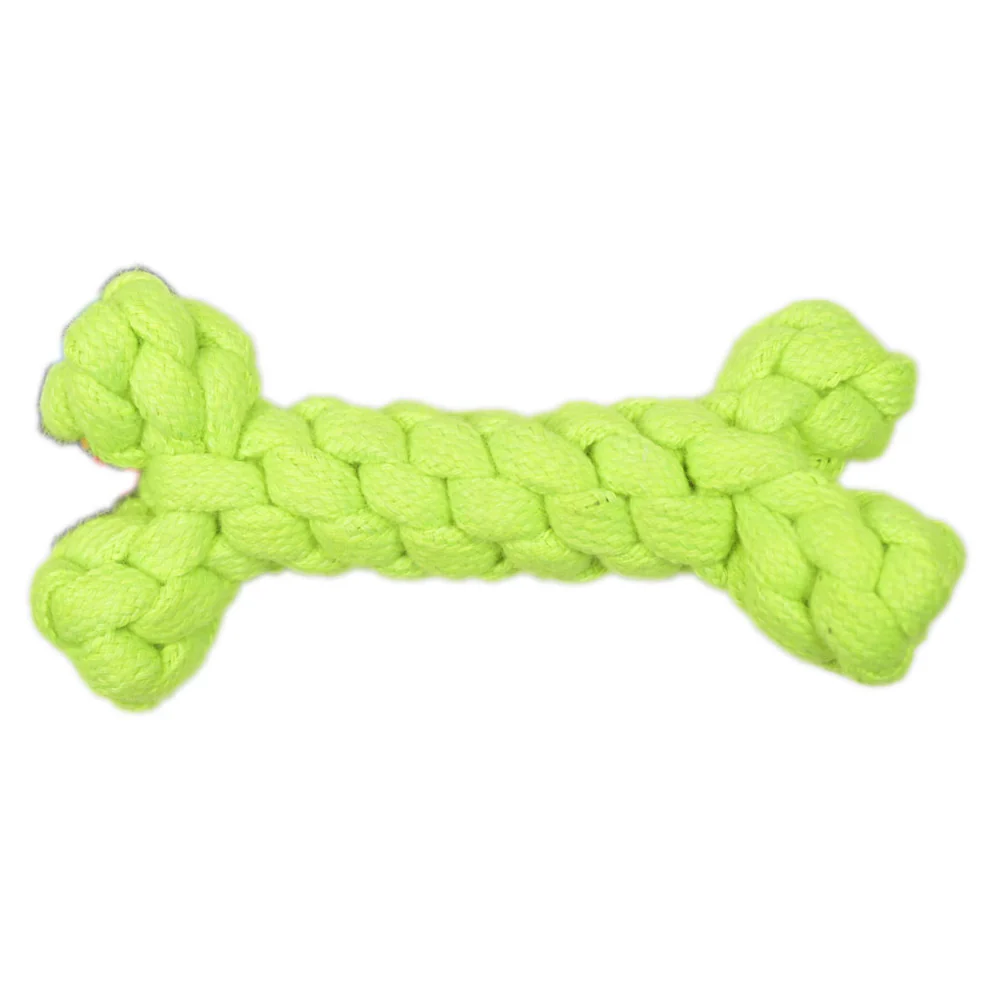 Skatrs Dummy Knotted, Ball and Bone Shaped Rope Chew Toy Combo for Dogs and Cats - Image 4