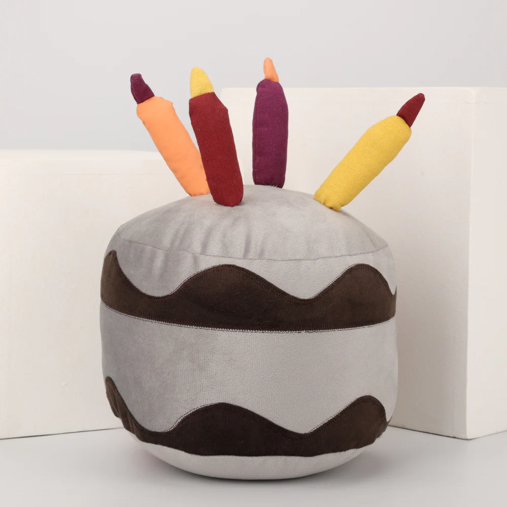 Skatrs Birthday Cake Plush Toy for Dogs
