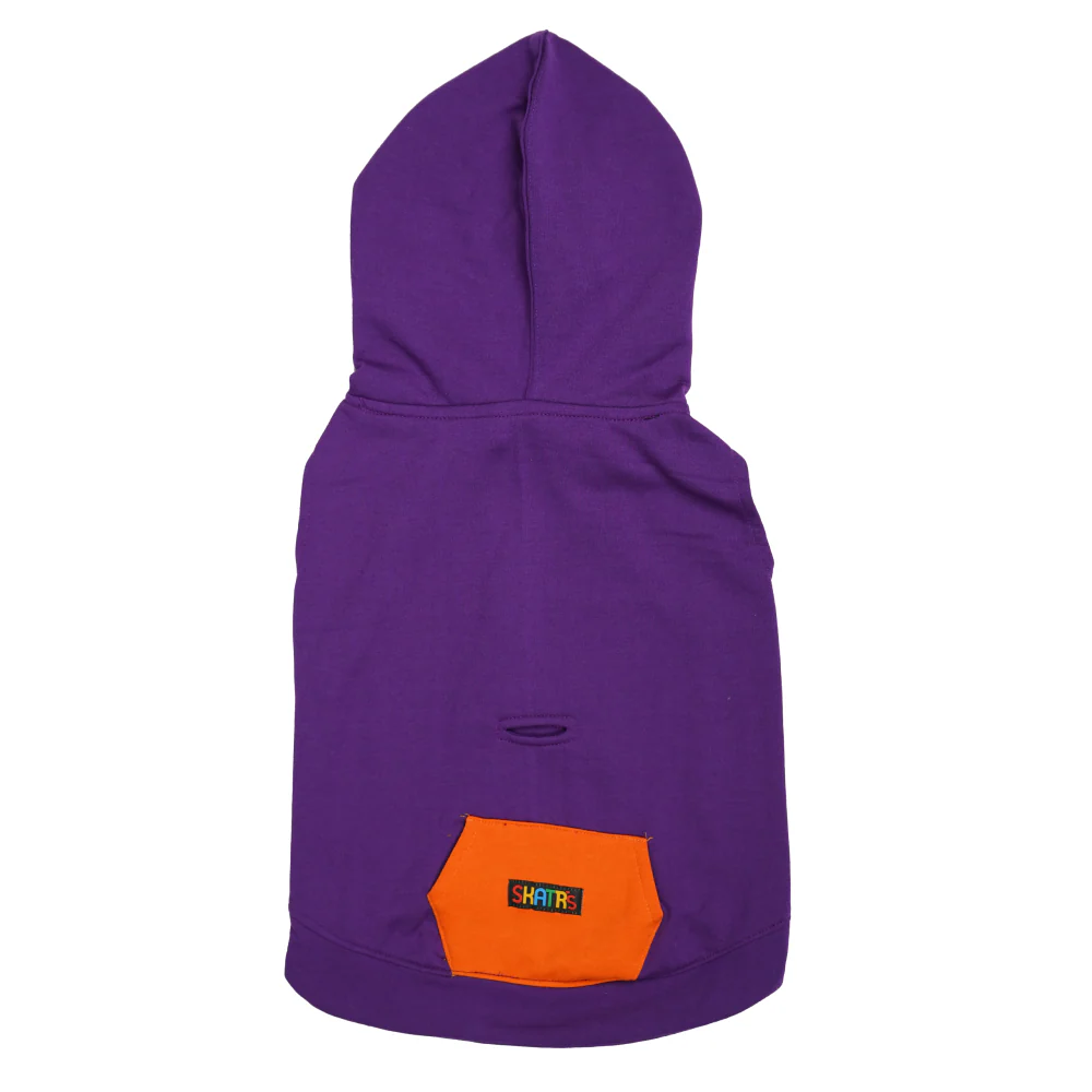 Skatrs Blaze Breezy Hoodies with Pockets for Dogs and Cats (Violet) - Image 10
