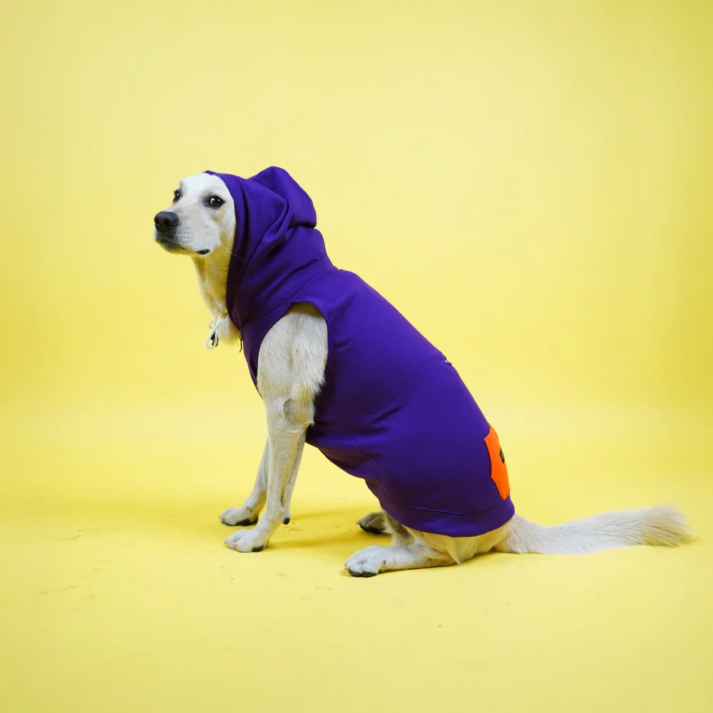 Skatrs Blaze Breezy Hoodies with Pockets for Dogs and Cats (Violet) - Image 5