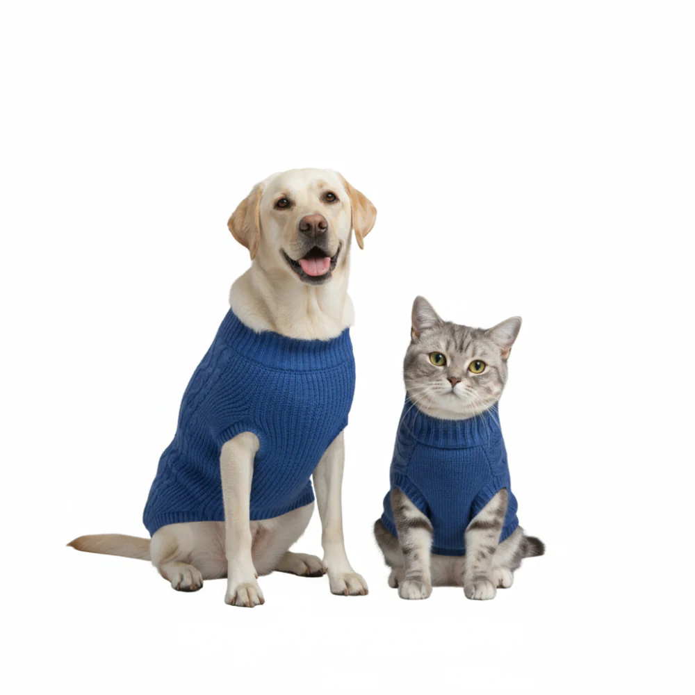 Skatrs Blue Sweater For Dogs and Cats - Image 15