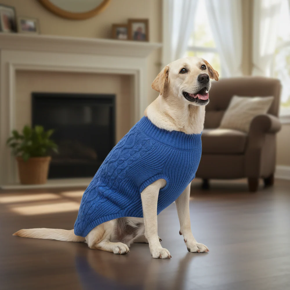 Skatrs Blue Sweater For Dogs and Cats - Image 5
