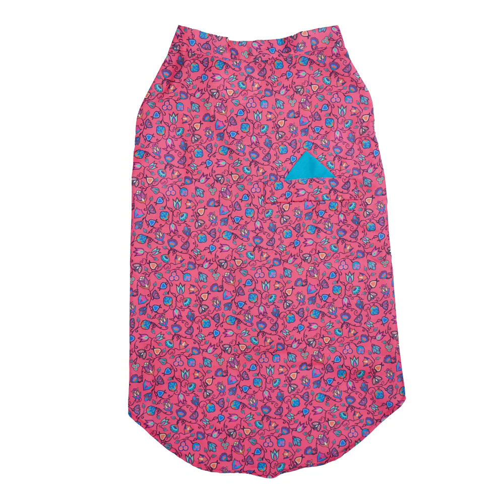 Skatrs Bold Fuchsia Printed Kurta for Dogs and Cats (Pink) - Image 6