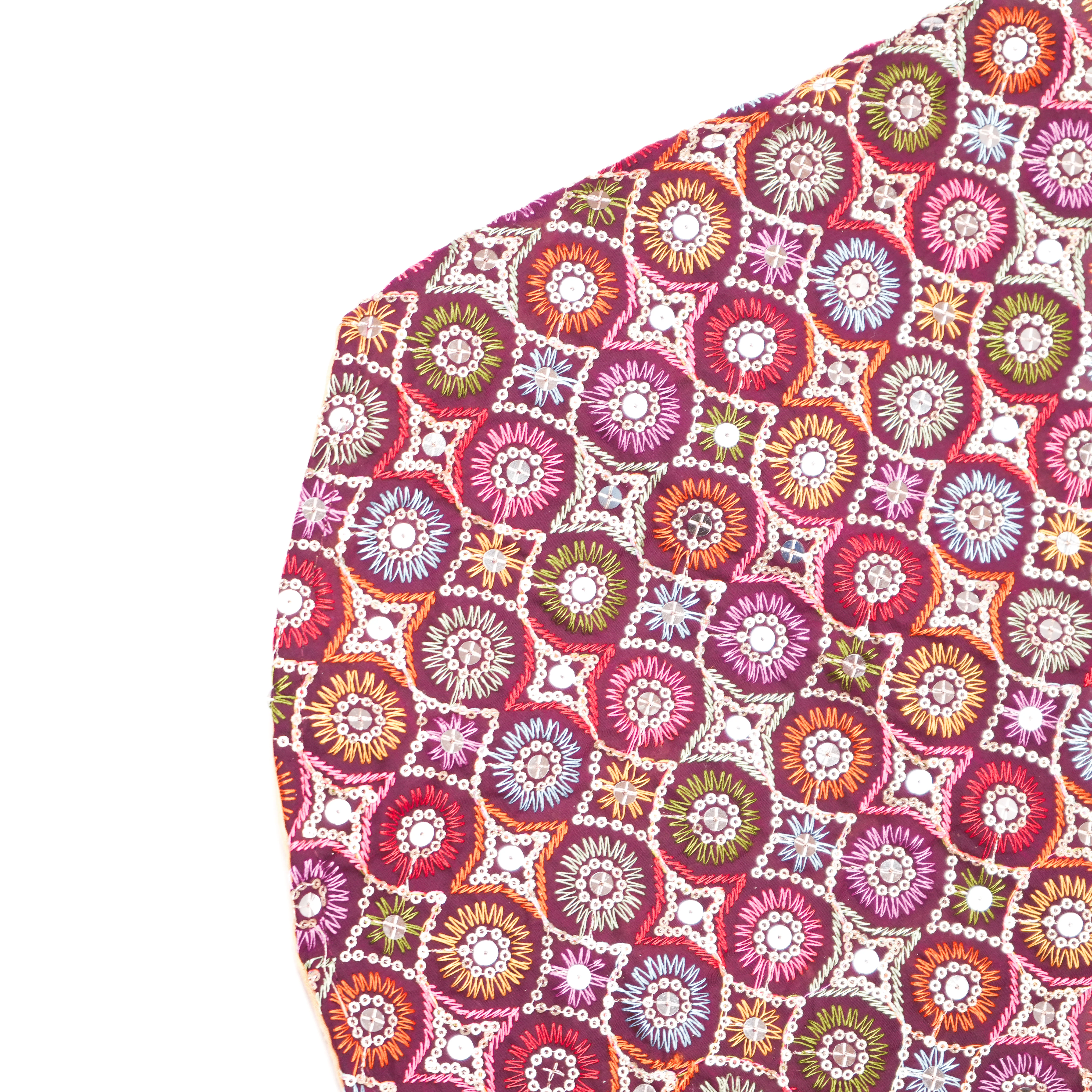 Skatrs Burgundy Regal Ensembl Festive Grace Lehenga for Dogs and Cats - Image 11