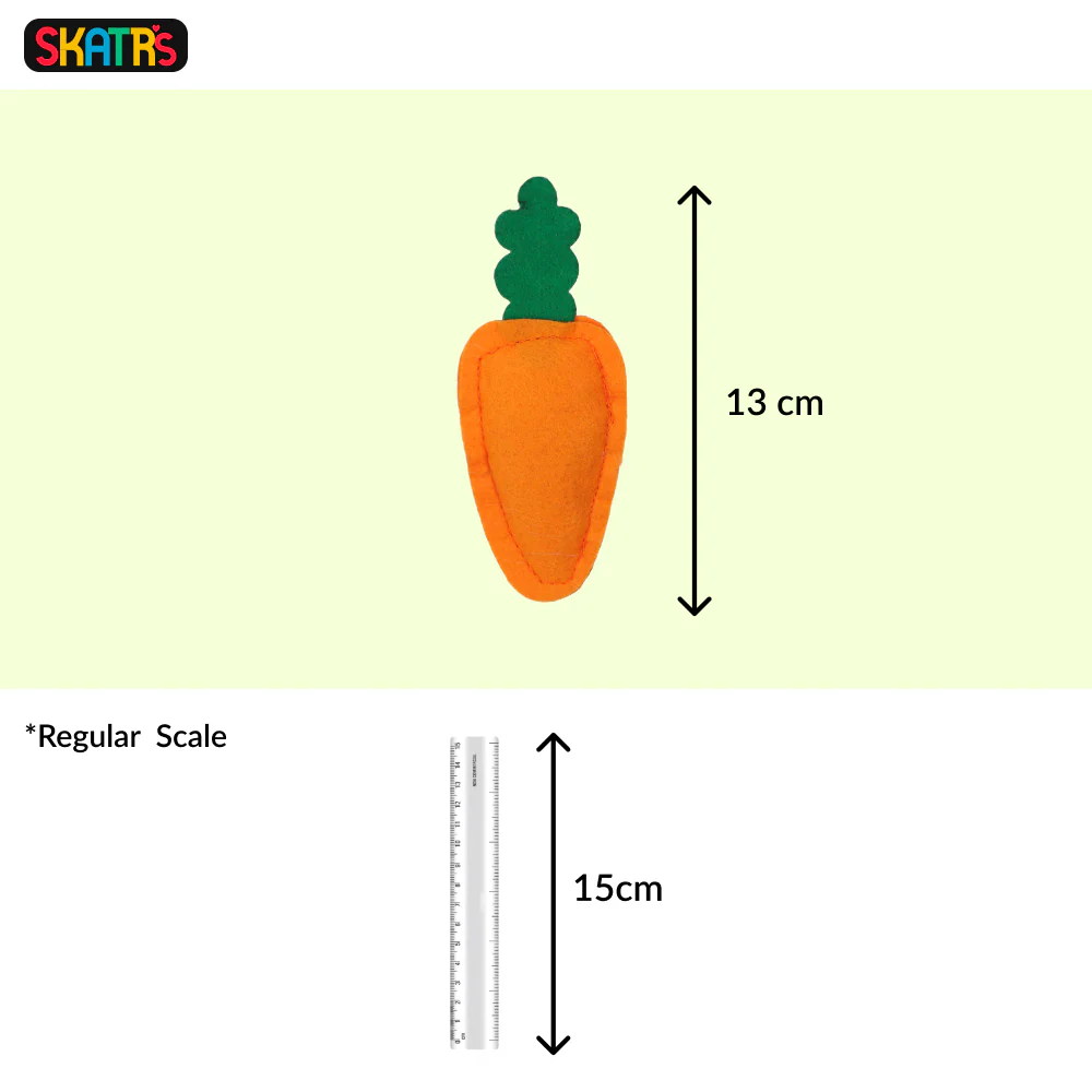 Skatrs Carrie Carrot Catnip Toy for Cats - Image 2