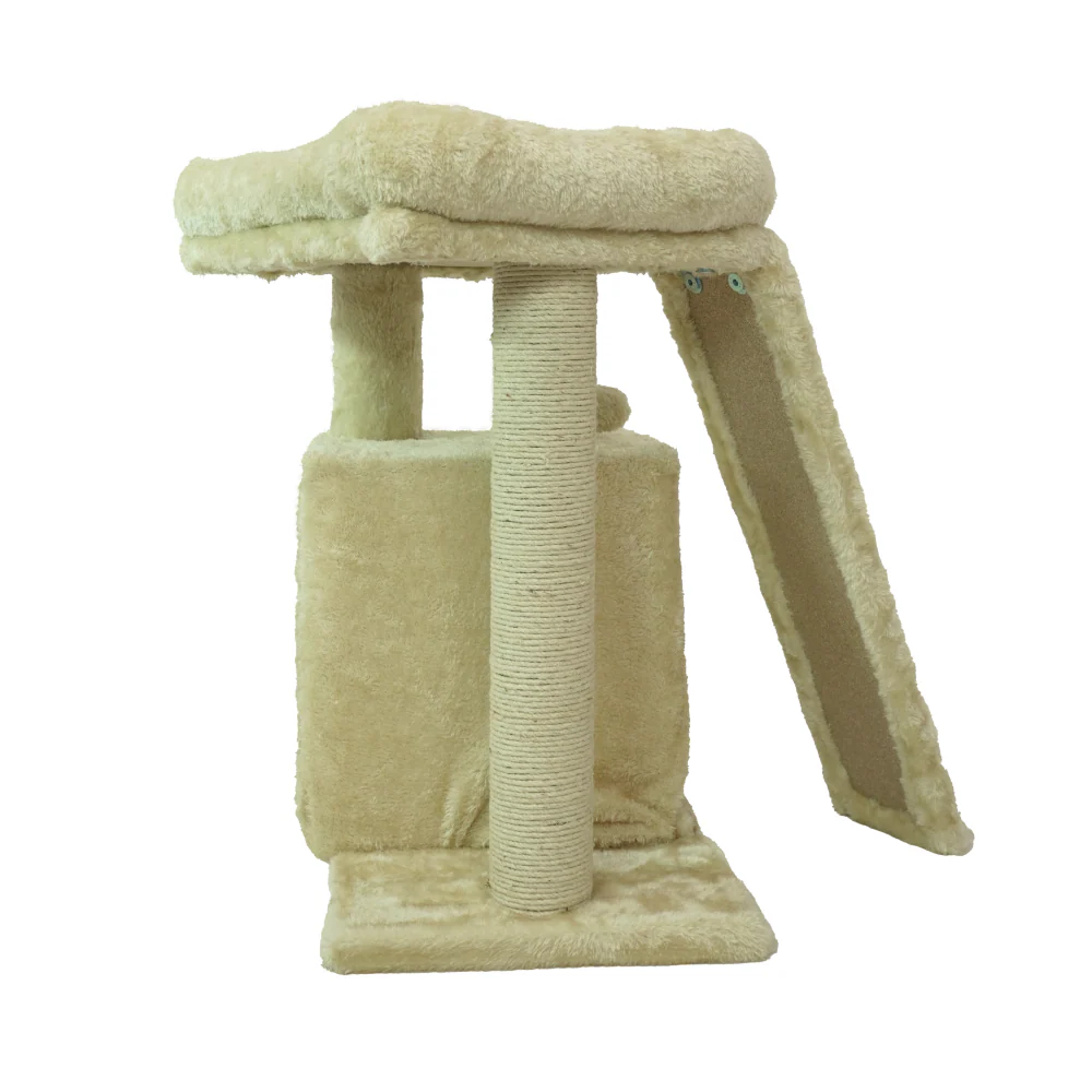 Skatrs Cat Tree Indoor Climbing Activity Tower with Scratching Posts for Cats (Beige) - Image 5